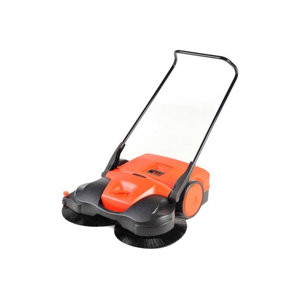 Haaga 38in Deluxe Triple Brush Push Power Sweeper -